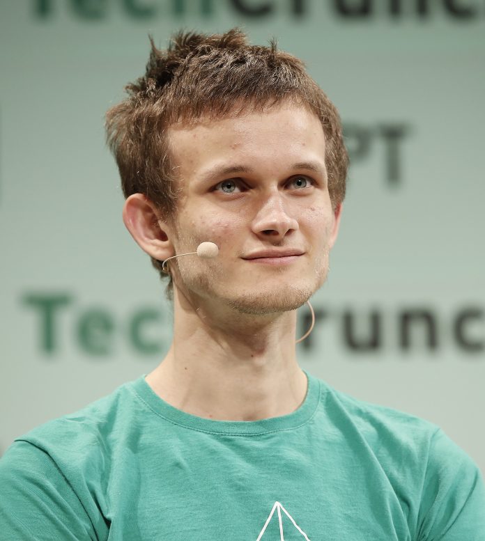 Vitalik Buterin auf der TechCrunch Disrupt London 2015